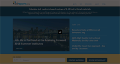 Desktop Screenshot of edreports.org